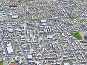 orem city utah usa 20km 3D Model