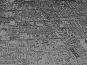 orem city utah usa 20km 3D Model