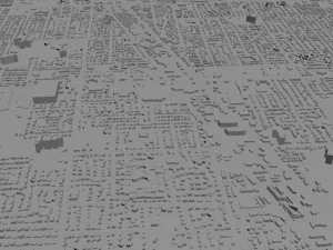 orem city utah usa 20km 3D Model