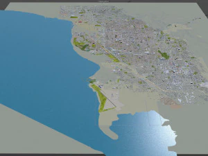 orem city utah usa 20km 3D Model