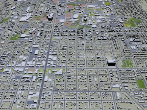 orem city utah usa 20km 3D Model