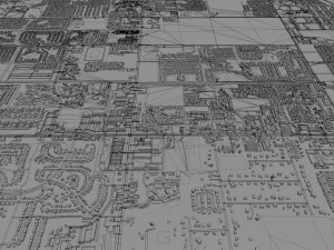 palm bay city florida usa 30km 3D Model