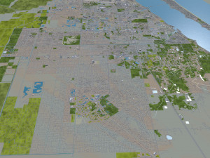 palm bay city florida usa 30km 3D Model