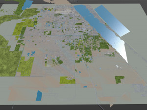 palm bay city florida usa 30km 3D Model