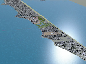 palm bay city florida usa 30km 3D Model