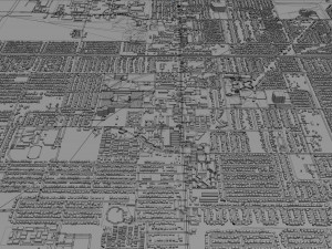 pasadena city texas usa 30km Model 3D