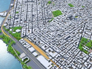 patras city greece 20km 3D-Modell