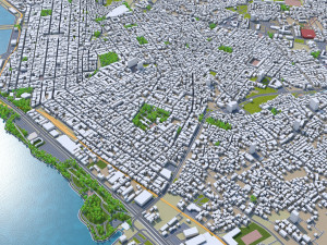 patras city greece 20km 3D-Modell
