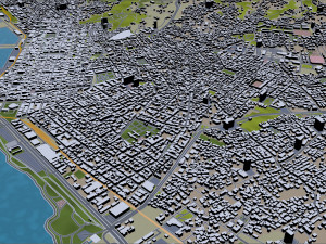 patras city greece 20km 3D-Modell