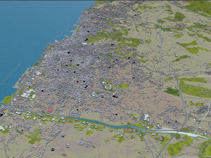 patras city greece 20km 3D-Modell