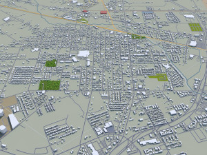 pearland city texas usa 30km 3D Model