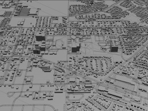 pearland city texas usa 30km 3D Model