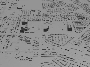 pearland city texas usa 30km 3D Model