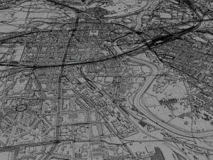 pilsen czech republic city 3d mmodel 30km Model 3D