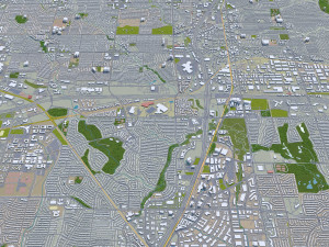 plano city texas usa 40km Modelo 3D