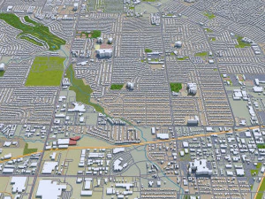 plano city texas usa 40km 3D Model