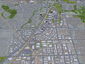 plano city texas usa 40km Modelo 3D
