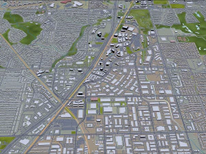 plano city texas usa 40km 3D Model