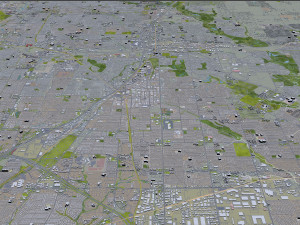 plano city texas usa 40km Modelo 3D