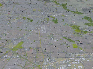plano city texas usa 40km 3D Model