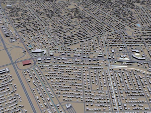 Port St Lucie City Florida Stati Uniti 30 km Modello 3D