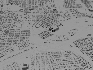 portsmouth city virginia usa 25km 3D Model