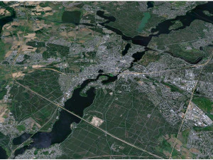 Potsdam city germany 40km 3D Model