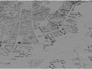 Potsdam city germany 40km 3D Модель