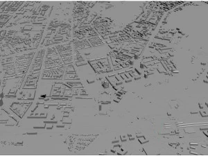 Potsdam city germany 40km 3D Model