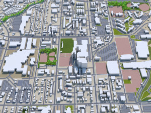 provo city utah usa 30km Modelo 3D