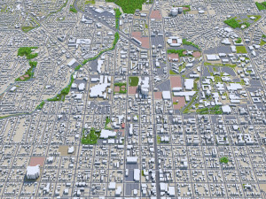 provo city utah usa 30km Modelo 3D