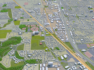 provo city utah usa 30km Modelo 3D