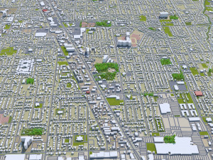 provo city utah usa 30km Modelo 3D