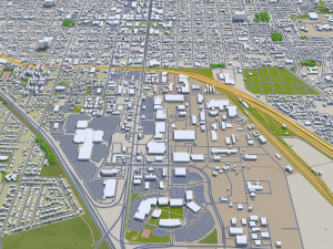 provo city utah usa 30km Modelo 3D