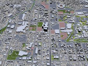provo city utah usa 30km Modelo 3D