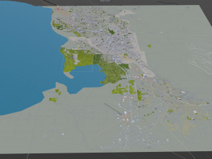 provo city utah usa 30km Modelo 3D