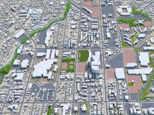 provo city utah usa 30km Modelo 3D