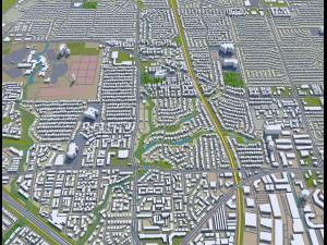 richardson city texas usa 25km Model 3D