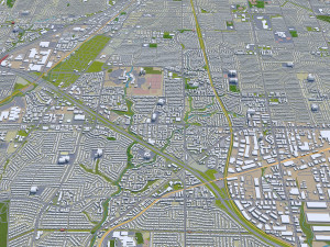richardson city texas usa 25km Model 3D