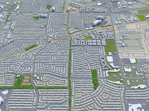 richardson city texas usa 25km Model 3D