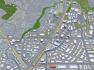 richardson city texas usa 25km Model 3D