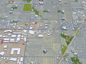 richardson city texas usa 25km Model 3D