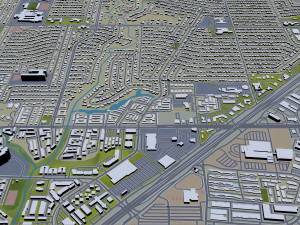 richardson city texas usa 25km Model 3D