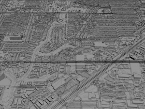 richardson city texas usa 25km Model 3D