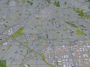 richardson city texas usa 25km Model 3D