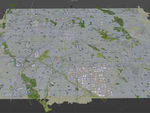 richardson city texas usa 25km Model 3D