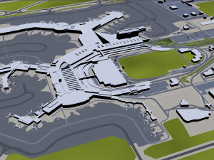 richmond city british columbia canada 45km Modèle 3D