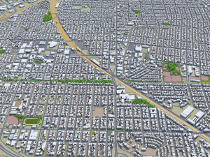 richmond city california abd 25km 3D Model