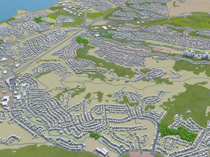 richmond city california abd 25km 3D Model
