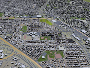 richmond city california abd 25km 3D Model